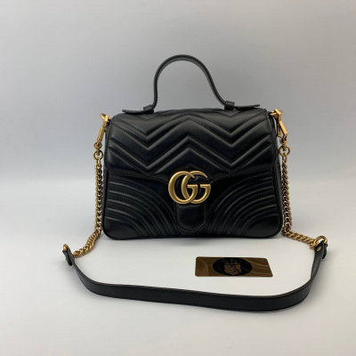 Сумка-тоут Gucci GG Marmont среднего размера