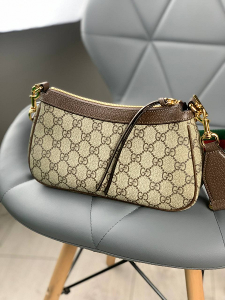 Маленькая сумка Gucci Ophidia (бежевая)