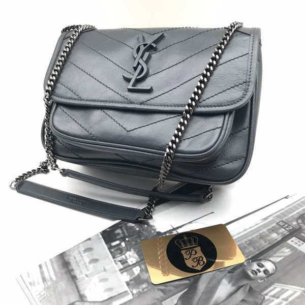 Сумка Saint Laurent NIKI medium серый