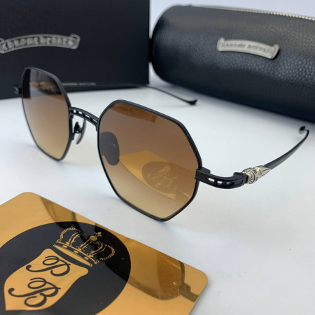 картинка Очки Chrome Hearts GT Evaculation Brown от магазина Papa Brandoff