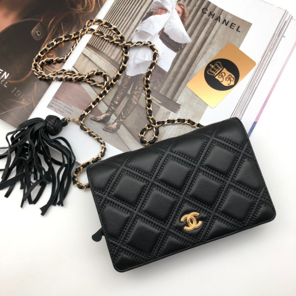 Сумка Chanel mini гладкая кожа