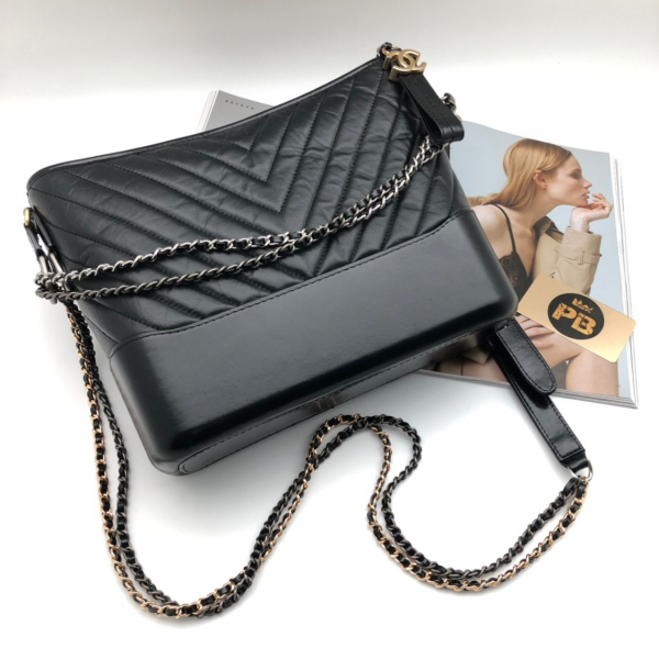 Сумка chanel hobo винтажная кожа (елка)