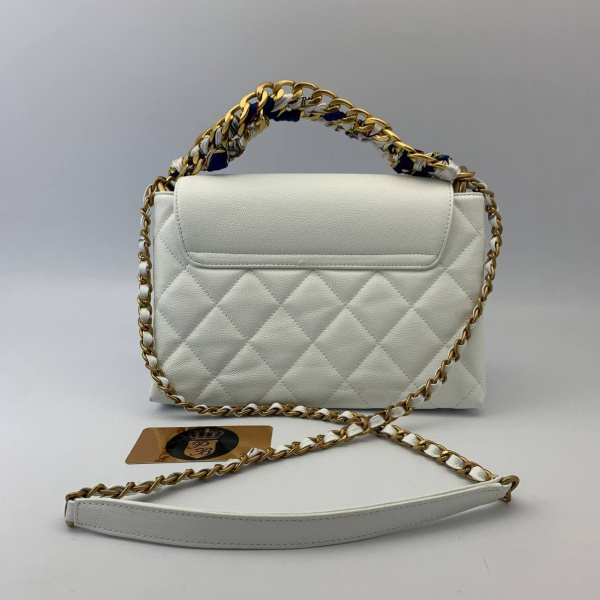 картинка Сумка-клатч  Chanel белая от магазина Papa Brandoff