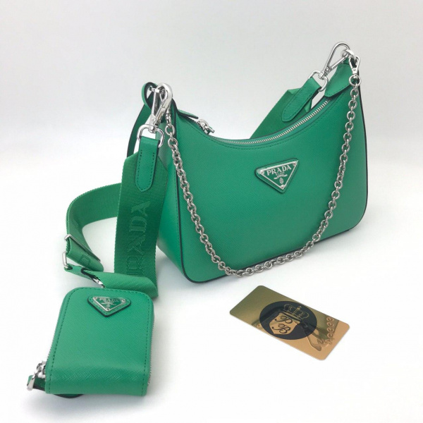 картинка Сумка Prada Green Кожа от магазина Papa Brandoff