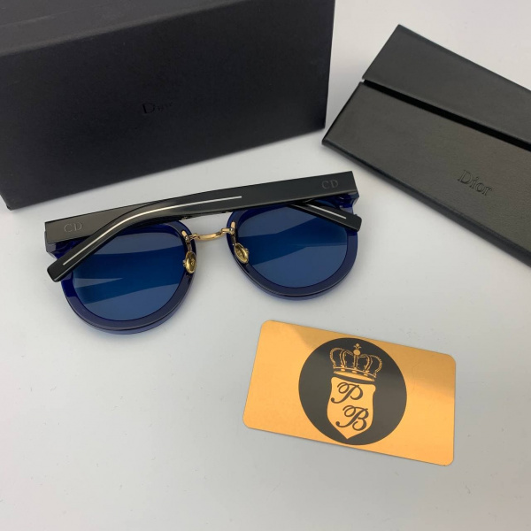 Очки Dior Eyewear round shaped frames синие