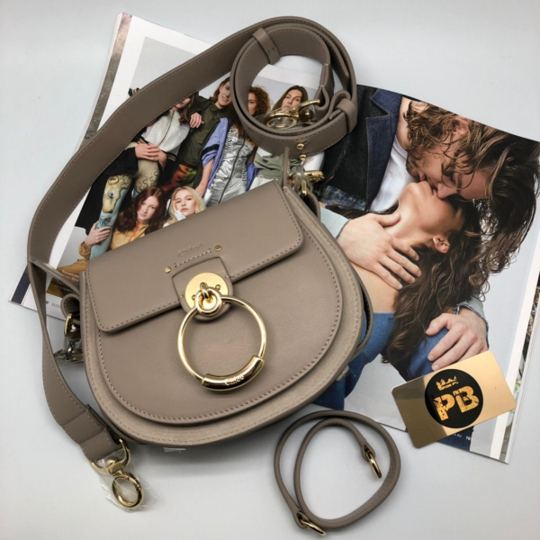 Сумка Chloe small tess bag серый