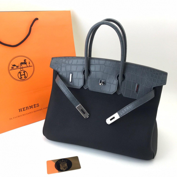картинка Сумка Hermes Birkin 35 Black от магазина Papa Brandoff
