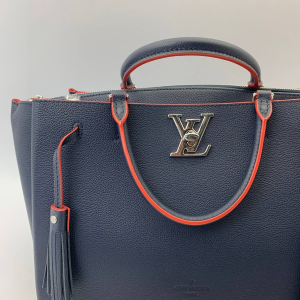 картинка Сумка-тоут Louis Vuitton  34 х 24 см Синяя от магазина Papa Brandoff