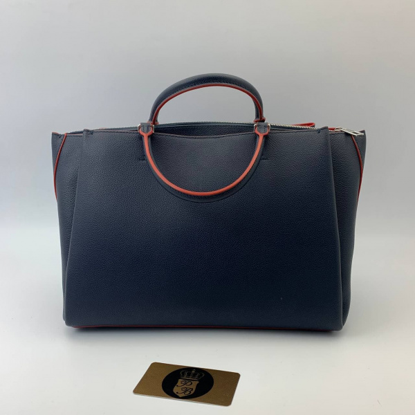 картинка Сумка-тоут Louis Vuitton  34 х 24 см Синяя от магазина Papa Brandoff