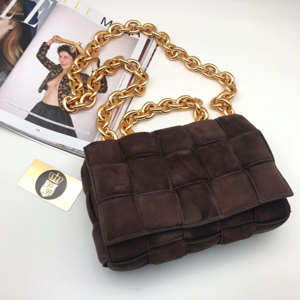 картинка Сумка Bottega Veneta Brown цепь от магазина Papa Brandoff