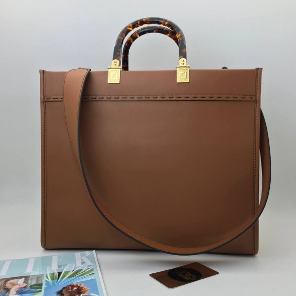 картинка Сумка-тоут Fendi Sunshine Brown от магазина Papa Brandoff
