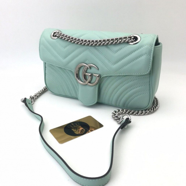 картинка Сумка Gucci Marmont small shoulder bag Mint от магазина Papa Brandoff