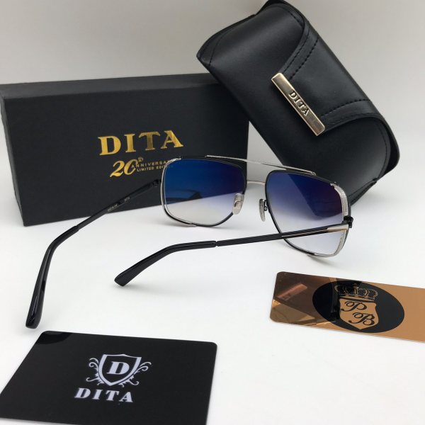 Очки Dita MIDNIGHT серебро с черным
