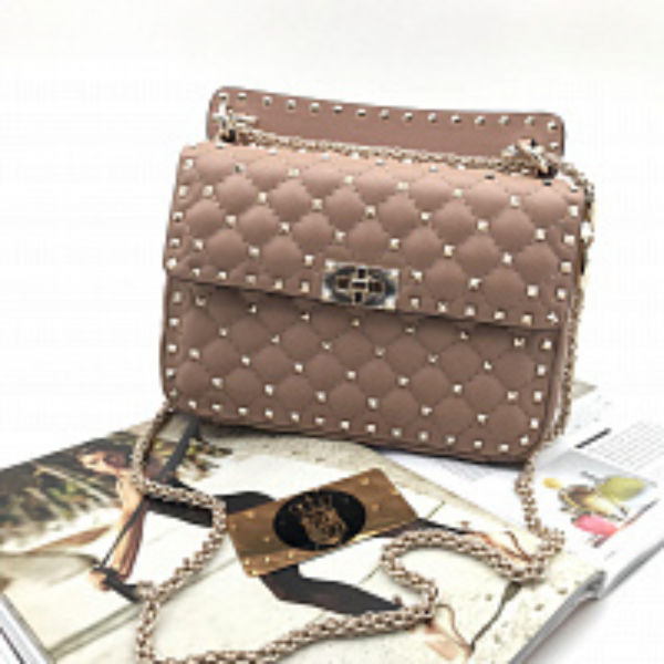 Сумка Valentino Rockstud Spike бежев