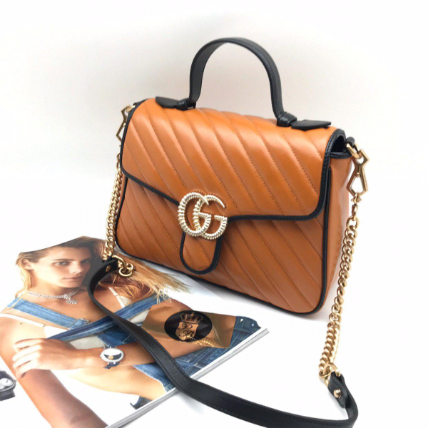 Сумка Gucci Marmont коричневый
