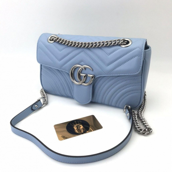 картинка Сумка Gucci Marmont small shoulder bag Blue от магазина Papa Brandoff