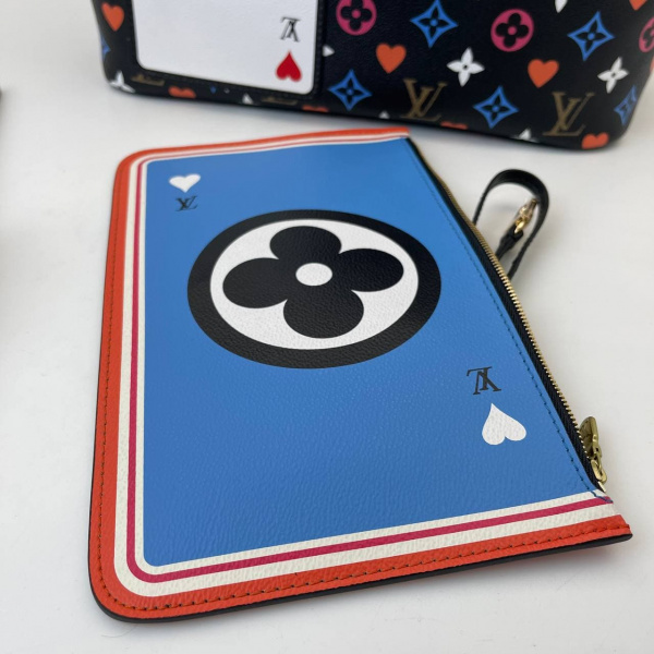 картинка Сумка Louis Vuitton Game on Neverfull MM Black от магазина Papa Brandoff