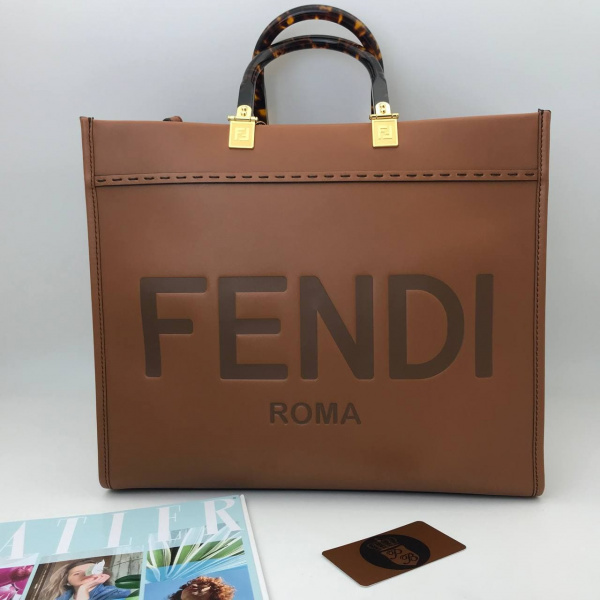 картинка Сумка-тоут Fendi Sunshine Brown от магазина Papa Brandoff