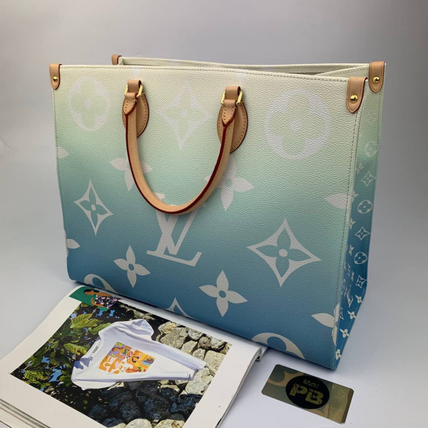 картинка Сумка Louis Vuitton Onthego GM синяя от магазина Papa Brandoff