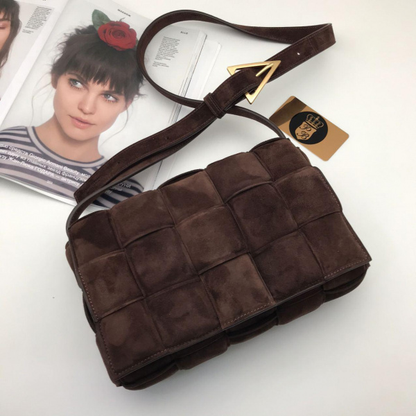 картинка Сумка Bottega Veneta Brown замша от магазина Papa Brandoff