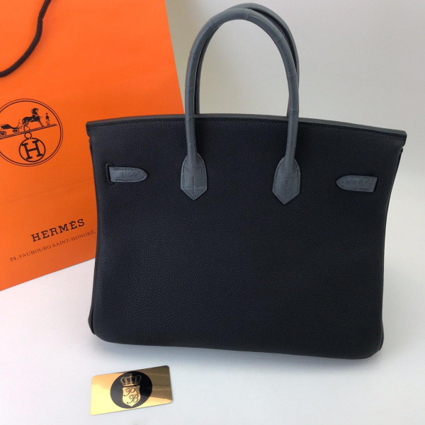 картинка Сумка Hermes Birkin 35 Black от магазина Papa Brandoff