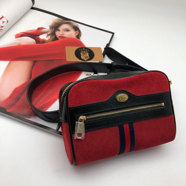 Сумка Gucci Ophidia small красный