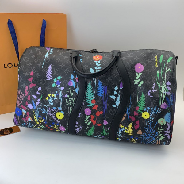 картинка Сумка KEEPALL 50 BANDOULIERE Black от магазина Papa Brandoff