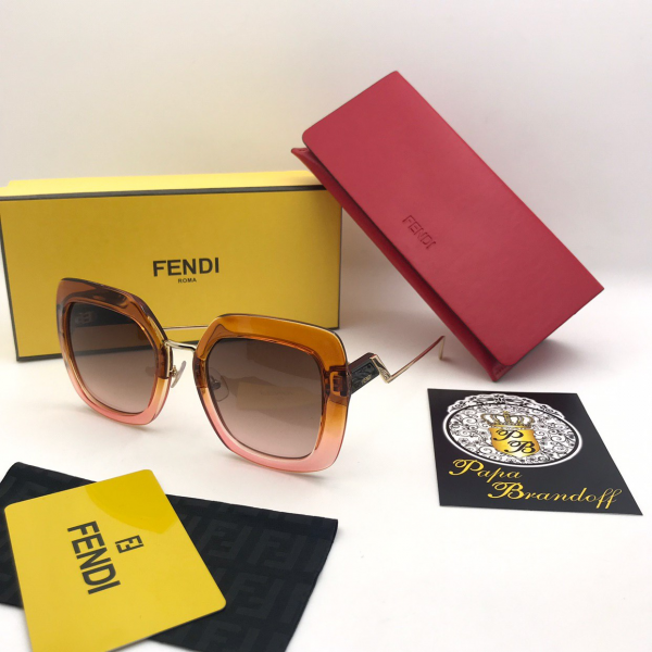 Очки Fendi коричневый