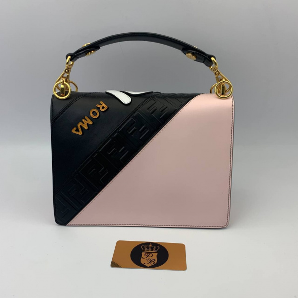 Сумка Fendi Mania Kan I Mini Leather Shoulder Bag