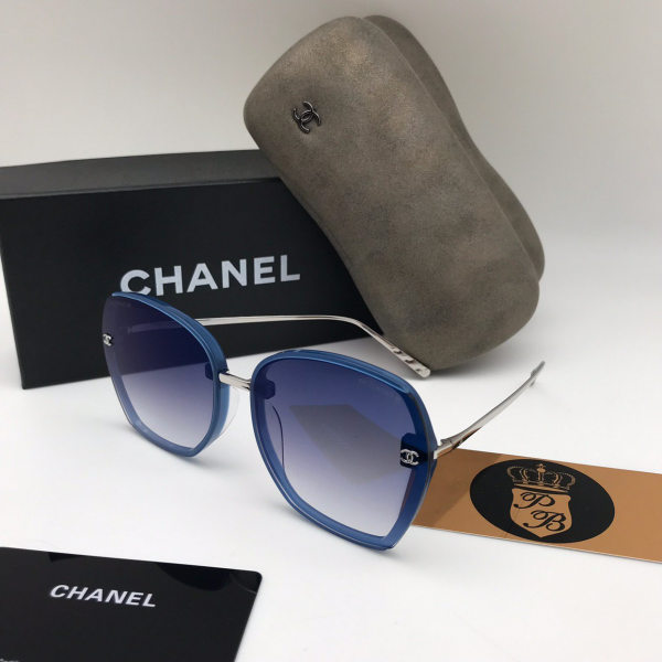 Очки Chanel CH 4324 серебро с синим