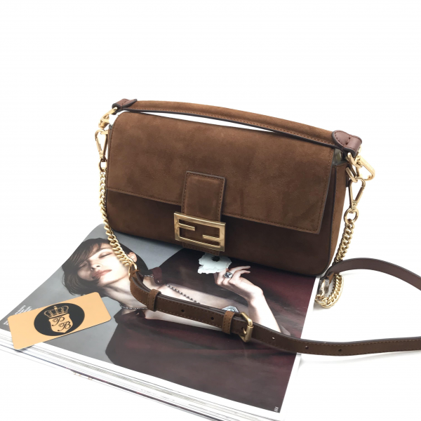 Сумка Fendi Baguette коричневый