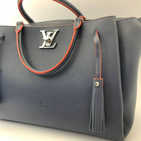картинка Сумка-тоут Louis Vuitton  34 х 24 см Синяя от магазина Papa Brandoff