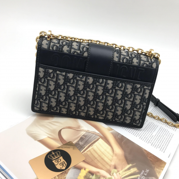 Сумка Dior 30 Montaigne Oblique серый