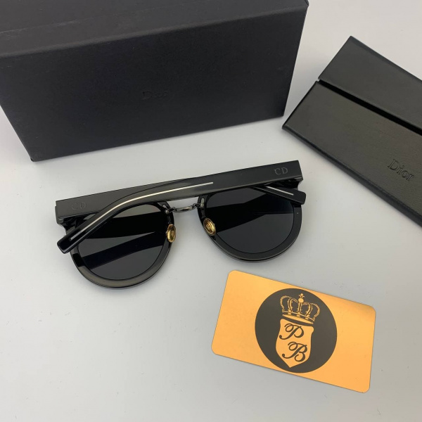 Очки Dior Eyewear round shaped frames черные