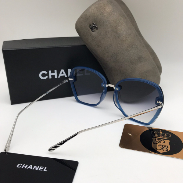 Очки Chanel CH 4324 серебро с синим