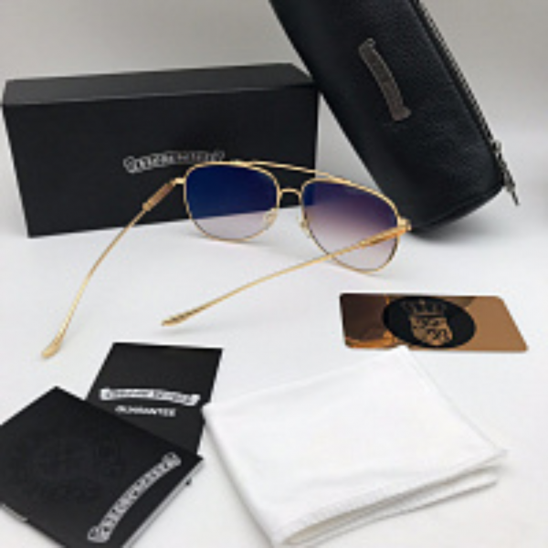 Очки Chrome Hearts G.BENSEMUN золотой