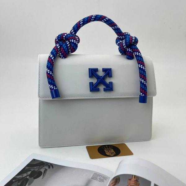 картинка Сумка-тоут Off-White 1.4 Gummy Jitney White and blue от магазина Papa Brandoff