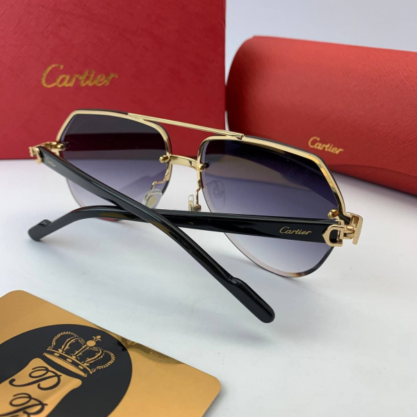 картинка Очки Cartier 145 в черной оправе от магазина Papa Brandoff